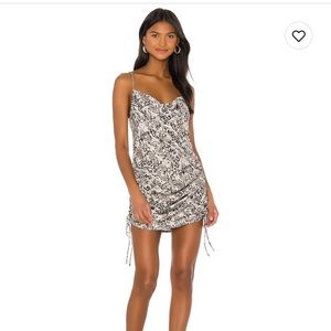 Free People Day To Night Printed Slip Dress